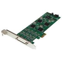 startechcom 8 port low profile pci express rs232 serial adapter card w ...