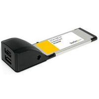 StarTech.com 2 Port ExpressCard Laptop USB 2.0 Adapter Card