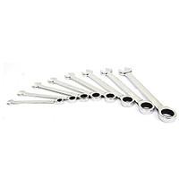 Steel Shield 8 Pieces Of Fine Polishing Spine Open Double Quick Wrench Plastic Box/1 Sets