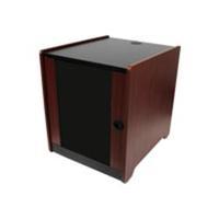 StarTech.com 12U Office Server Cabinet w/ Wood Finish and Casters