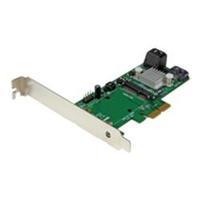 StarTech.com 3 Port PCIe SATA III RAID Controller Card w/ mSATA Slot and HyperDuo SSD Tiering