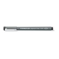 Staedtler Pigment Liner Fineliner Pen with Line Width 0.05 mm - Black, Pack of 10