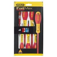 Stanley 065443 FatMax Screwdriver Set Insulated (6 Pieces)