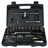 Stanley 194656 Socket Set 1/4-inch and 1/2-inch Drive (50 Pieces)