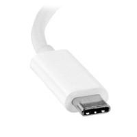 StarTech.com USB-C to DVI Adapter - Thunderbolt 3 Compatible - White - 1920x1200