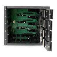 StarTech 4 Bay Aluminum Hot Swap Rack with Fan and Lock for SATA II/SATA III Hard Drive