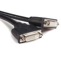 startechcom 8in lfh 59 male to dual female dvi i dms 59 cable