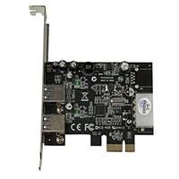 StarTech.com 2 Port PCI Express (PCIe) SuperSpeed USB 3.0 Card Adapter with UASP - LP4 Power - Dual Port USB 3 PCIe Controller