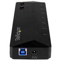 StarTech 7-Port USB 3.0 Hub with Dedicated Charging Ports - Black