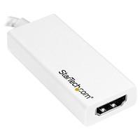 StarTech.com USB-C to HDMI Adapter - Thunderbolt 3 Compatible - White - 4K 30Hz
