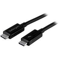 StarTech.com 2m Thunderbolt 3 USB-C Cable 20Gbps - Thunderbolt, USB, and DisplayPort Compatible - Thunderbolt to Thunderbolt Cable