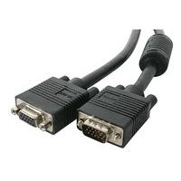 StarTech 15m Coax High Resolution Monitor VGA HD15 Male to HD15 Female Video Extension Cable