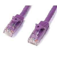 StarTech 75 feet Snagless Cat6 UTP Patch Cable ETL Verified - Purple