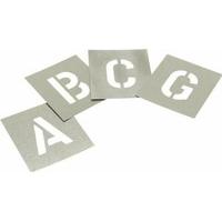 Stencils Set of Zinc Stencils - Letters 3.in