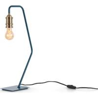 starkey table lamp teal and brass