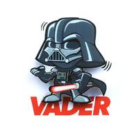 Star Wars Mini 3D LED Wall Light Darth Vader