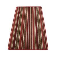 Stripe Runner and Doormat Set Red