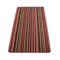 stripe runner and doormat set red