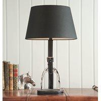 STIRRUP TRADITIONAL LAMP with Black Leather
