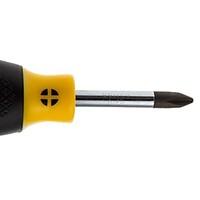 stanley rubber handle cross screwdriver ph2x45mm 1 handle