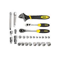 stanley two handle chrome vanadium steel wrench 27 pieces 10 125mm lt  ...