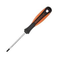 Steel Shield Two Tone Handle Parallel Word Screwdriver 3.5X75Mm/1 Handle