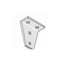 steel channel 3 hole 90 degree angle bracket gusseted e58820