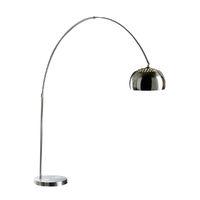 strata floor lamp large arched chrome effect