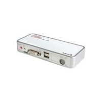 Startech 2 Port Compact USB DVI KVM - With Cables And Audio Switching