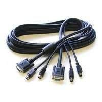 Startech 3-in-1 Keyboard / Video / Mouse (kvm) Cable 6 Pin Ps/2 Hd-15 (m) 6 Pin Ps/2 Hd-15 6 Ft