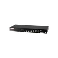 startechcom 8 port rack mount usb vga kvm switch w audio