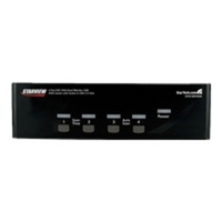 StarTech.com 4 Port DVI VGA Dual Monitor KVM Switch USB with Audio