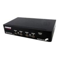 StarTech.com 4 Port USB DisplayPort KVM Switch with Audio