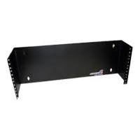 startech 4u 19 inch hinged wall mounting bracket for patch panels blac ...