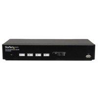 startechcom 4 port usb dvi kvm switch with ddm fast switching technolo ...