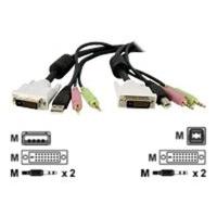 Startech 4-IN-1 USB Dual Link DVI-D KVM Switch Cable
