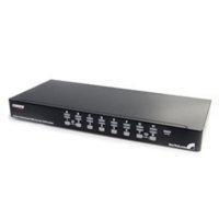 StarTech.com 16 Port 1U Rack Mount USB KVM Switch with OSD
