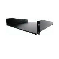 startechcom black standard universal server rack cabinet shelf