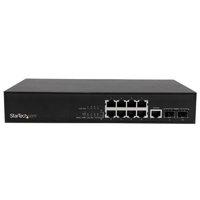 Startech.com 10 Port L2 Managed Gigabit Ethernet Switch With 2 Open SFP Slots - Rack Mountable