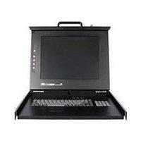 startech 1u 17 in folding rackmount lcd console kvm console