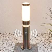 Stainless steel pillar light Binka with sensor