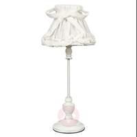 Stunning Laura table lamp w. fabric shade