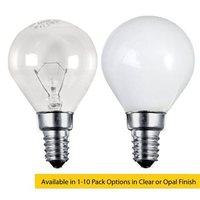 Status 25W SES E14 Incandescent Round Golf Ball Light Bulb