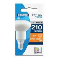 Status 6W Warm White Small Edison Screw SES LED R50 Spot Reflector Light Bulb