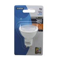 status 5w cool white led gu10 retrofit spotlight bulb