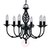 stylish zanzibar chandelier bulb black