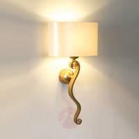 stylish wall lamp trofeo in gold