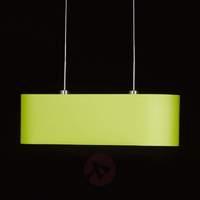 striking pendant light estadio green lampshade