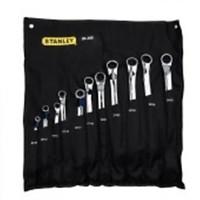Stanley Woolly Metric Fine Polishing 45 Angle Double Ring Spanner / 1 Set