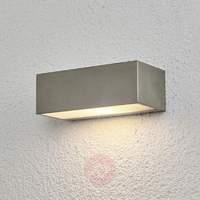 Stainless steel outdoor wall light Leonora